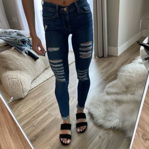 Frame denim skinny jeans